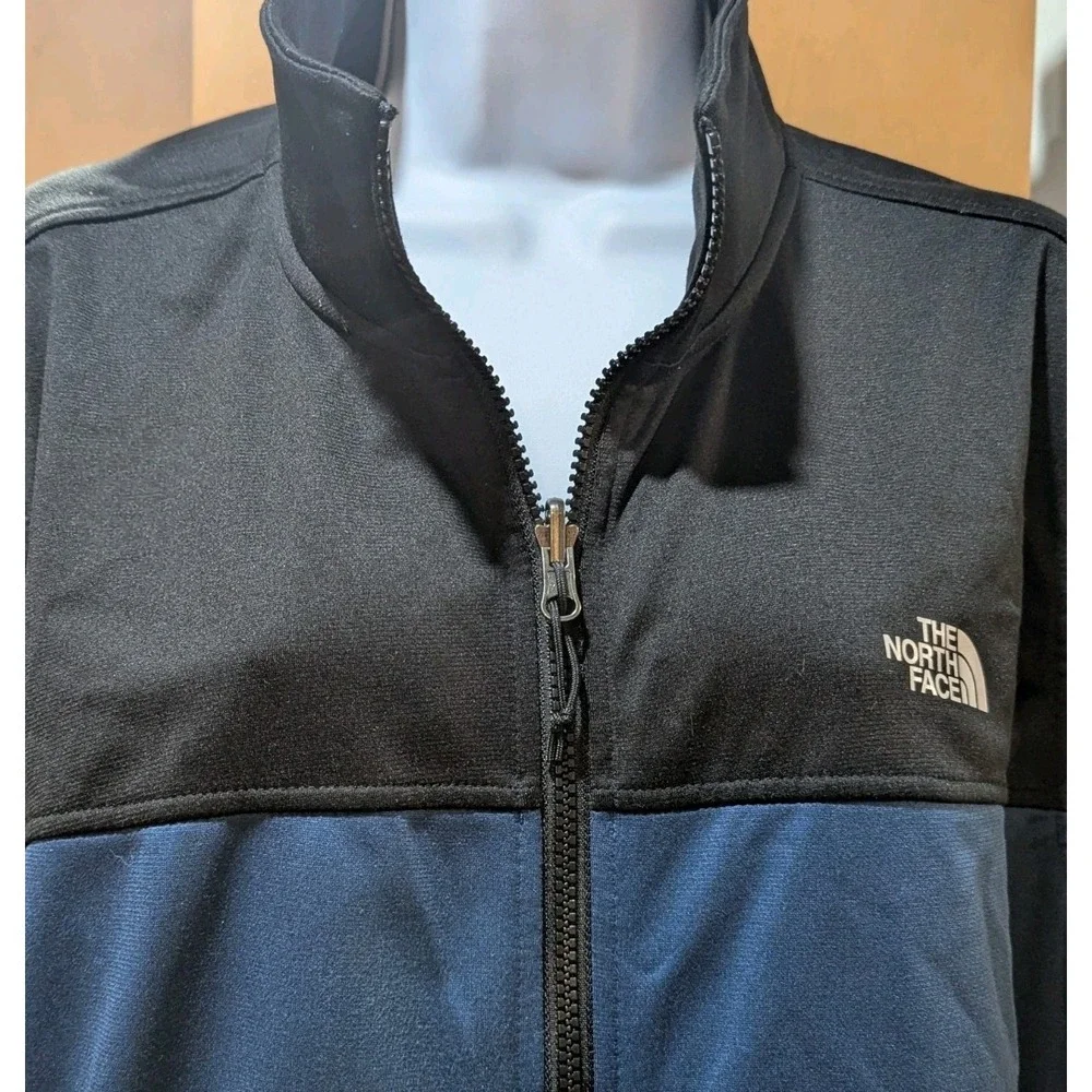 The North Face Men's Track Jacket‎  Blue And Black Size Large